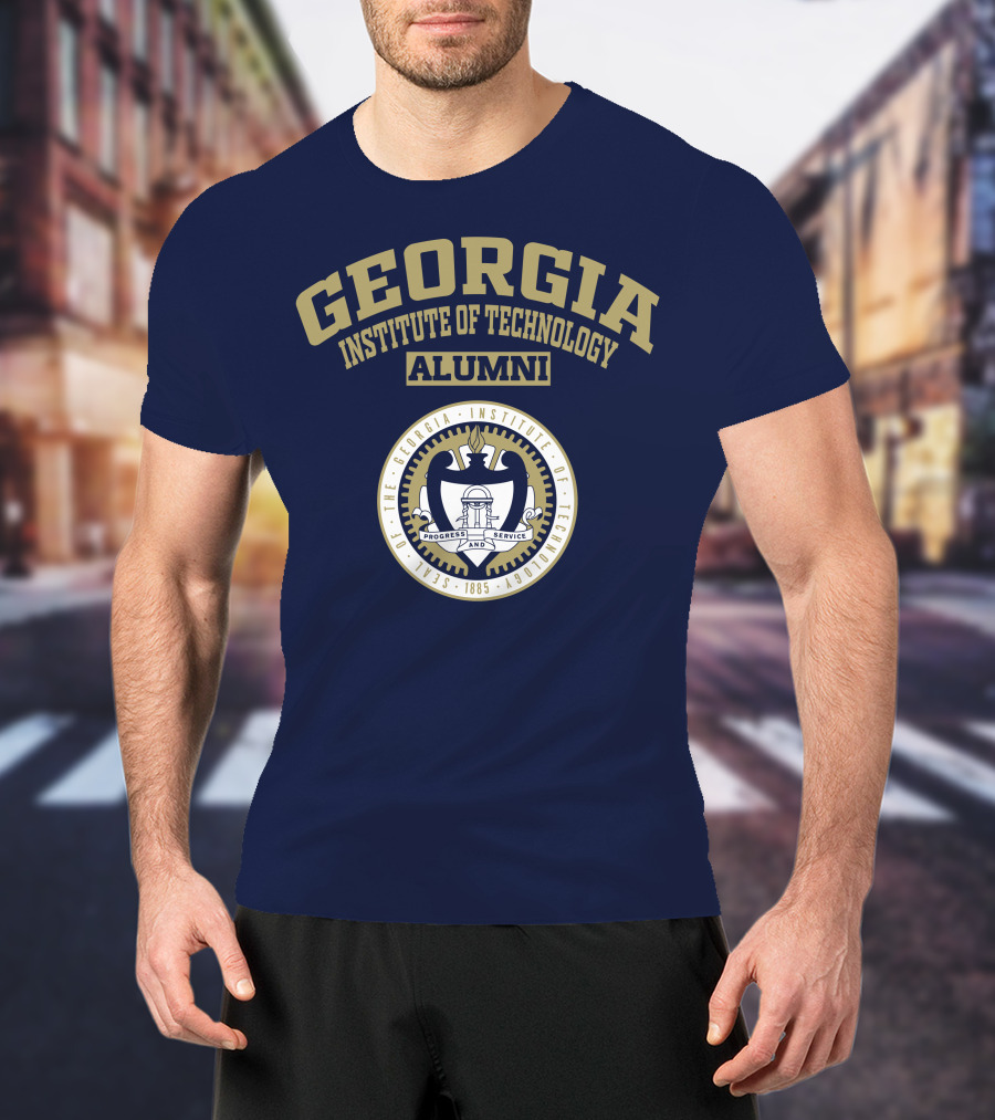Georgia Institute Of Technology Alumni Seal Progress And Service T-Shirt