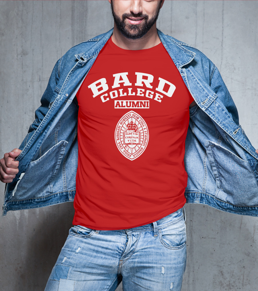 Bard College Alumni Seal Emblem Red T-Shirt