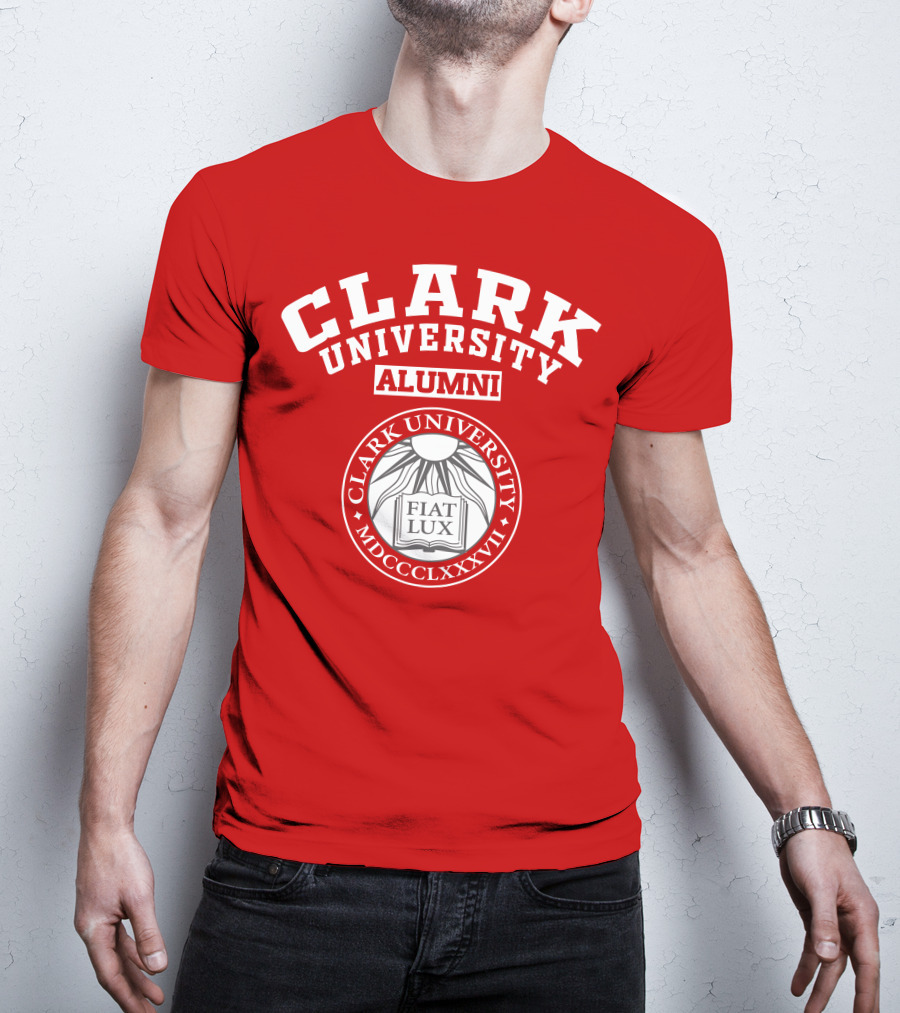 Clark University Alumni Fiat Lux Shield 1887 T-Shirt