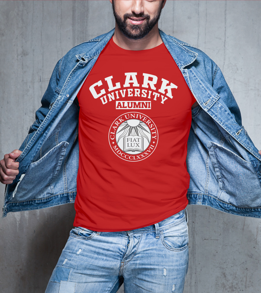Clark University Alumni Fiat Lux Shield 1887 T-Shirt