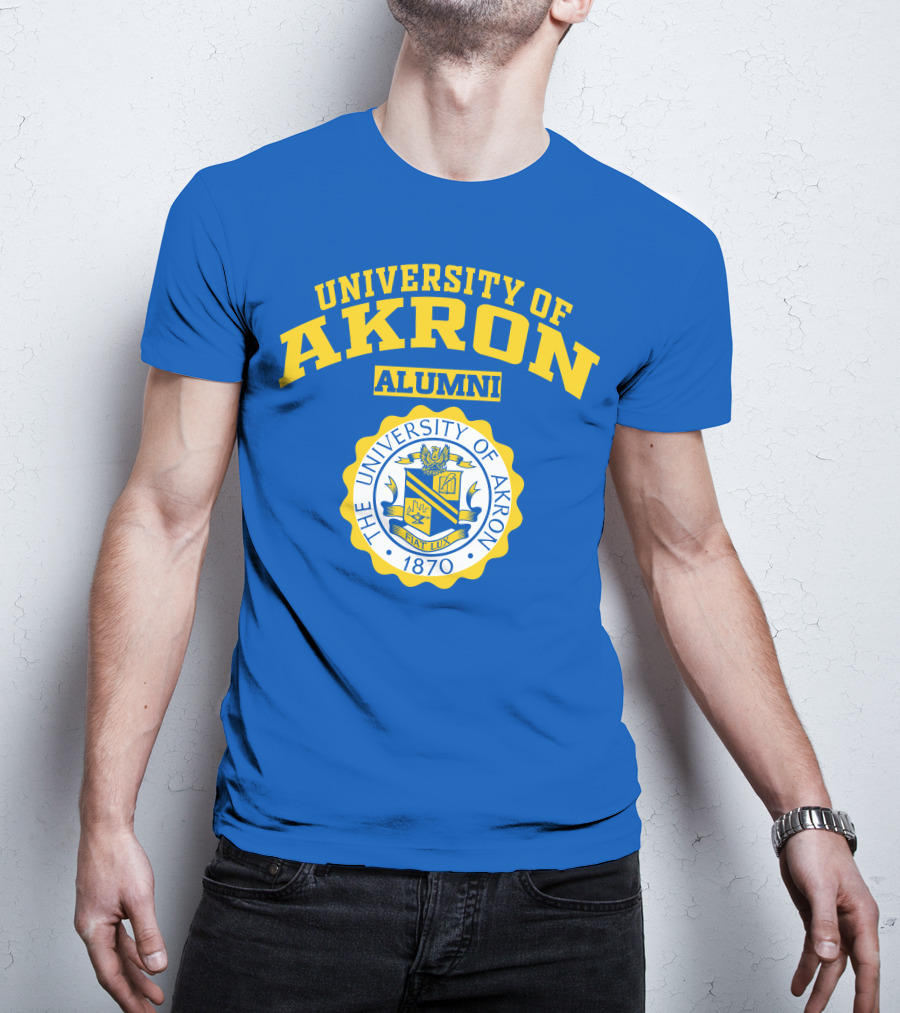University Of Akron Alumni 1870 Seal T-Shirt