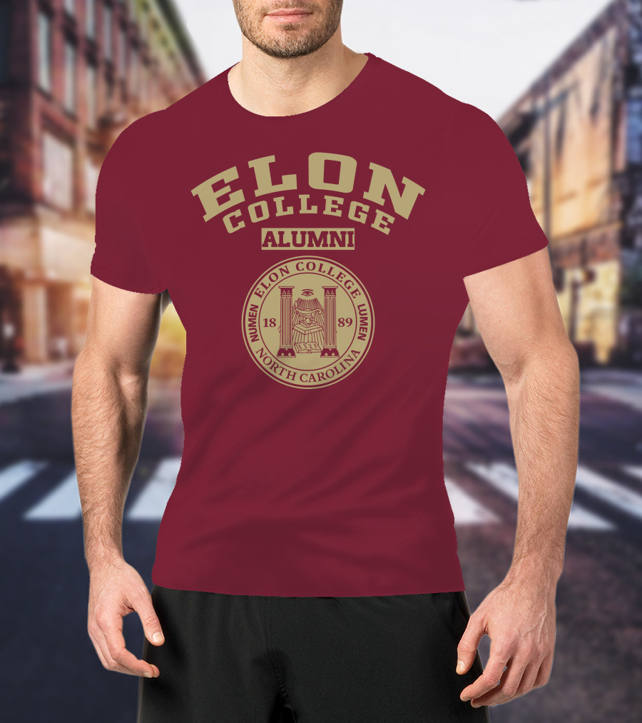 Elon College Alumni Numen Lumen 1889 North Carolina T-Shirt