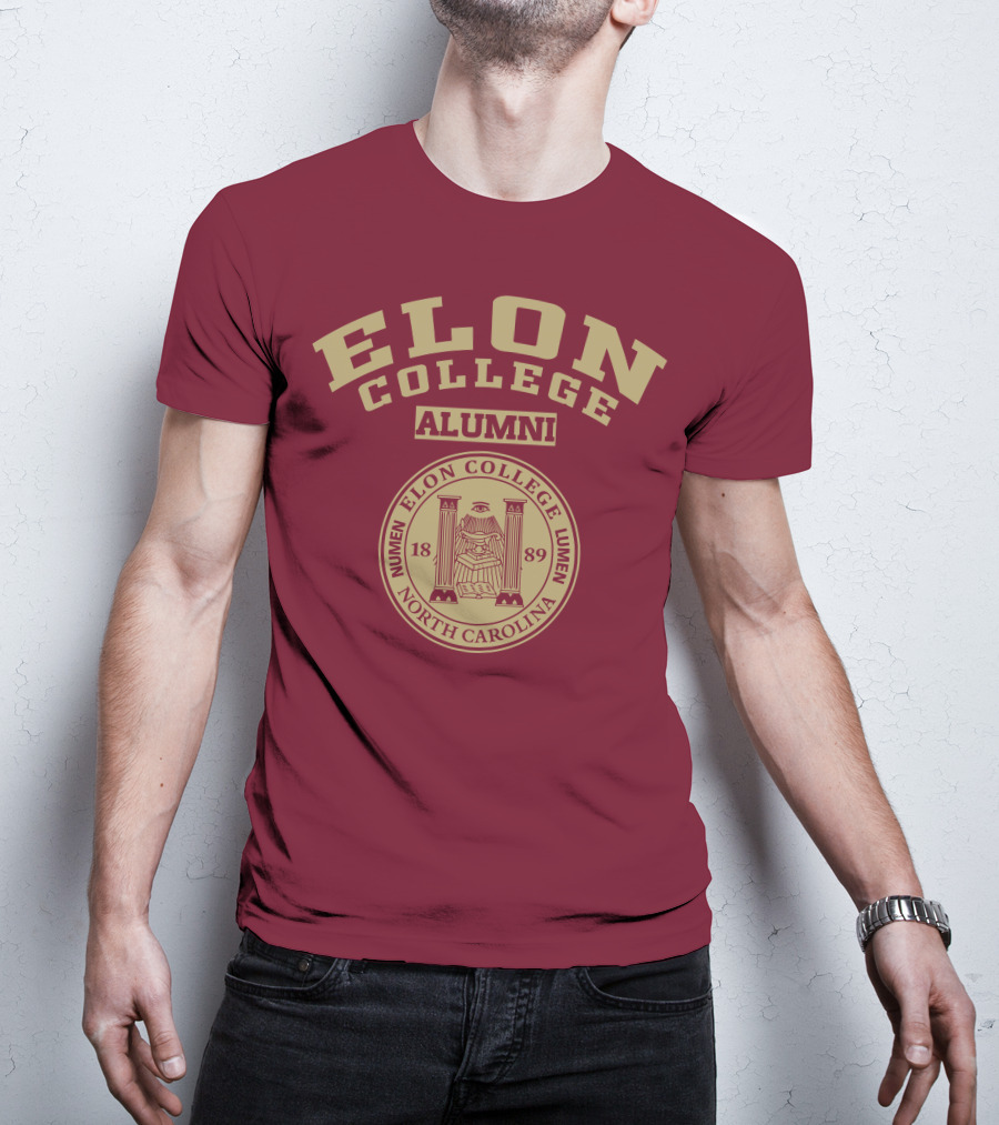 Elon College Alumni Numen Lumen 1889 North Carolina T-Shirt