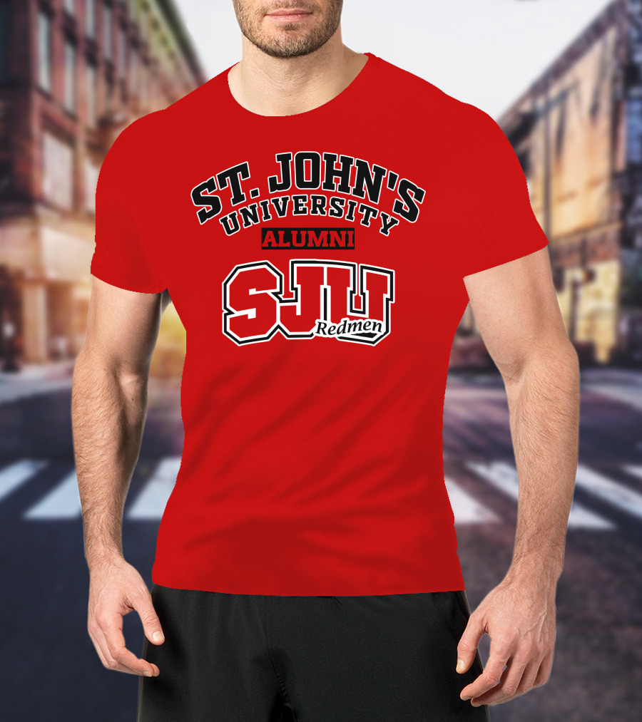 St John's University Alumni SJU Redmen T-Shirt