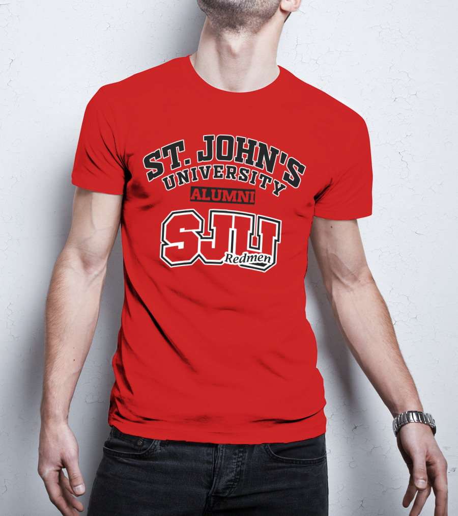 St John's University Alumni SJU Redmen T-Shirt