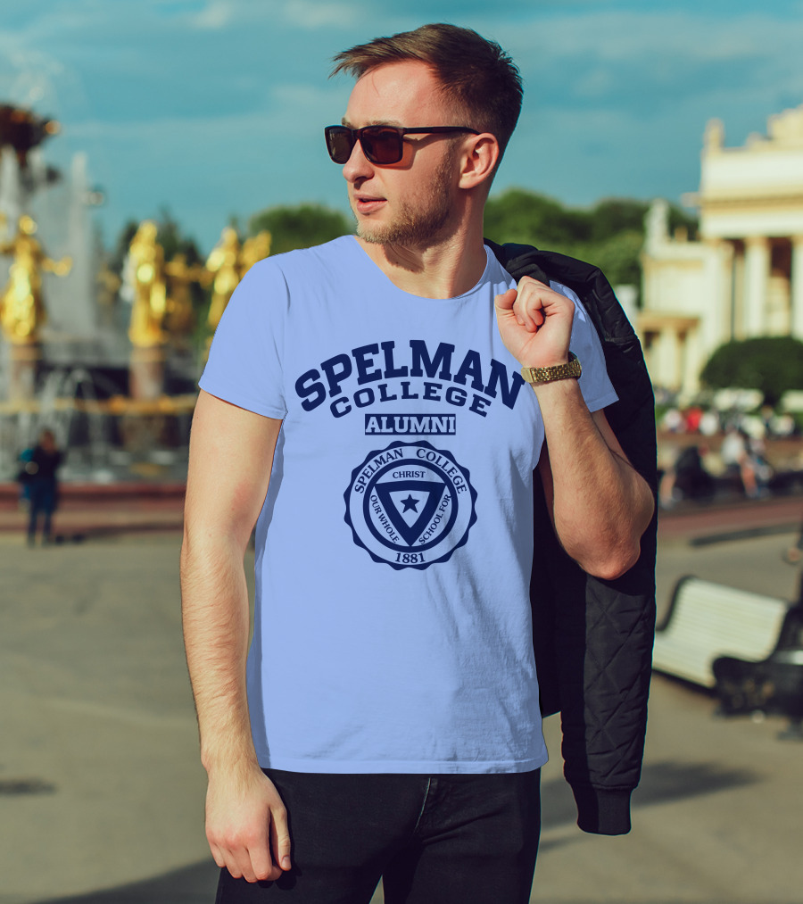 Spelman College Alumni 1881 Crest Our Whole School For Christ T-Shirt