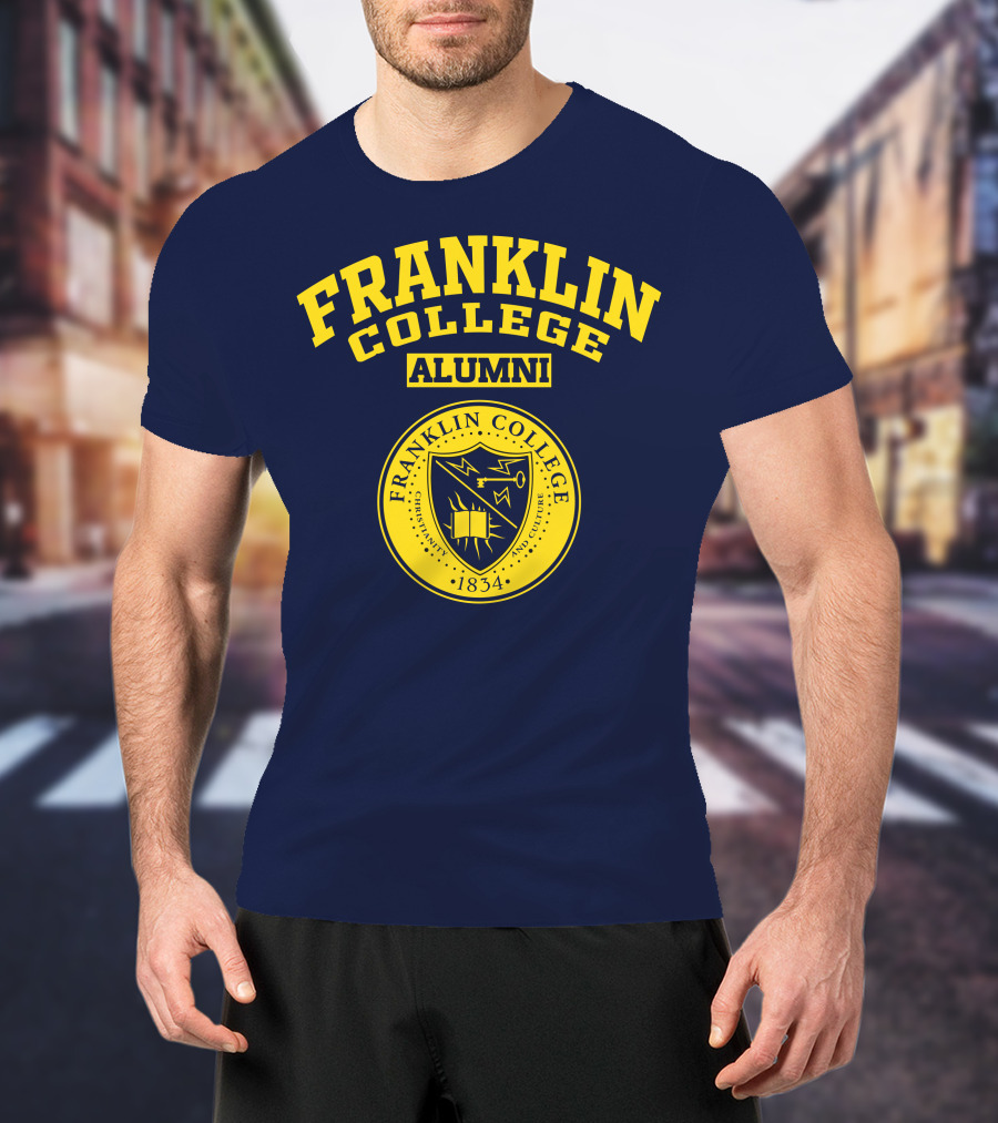 FRANKLIN COLLEGE ALUMNI ESTABLISHED 1834 SEAL T-Shirt