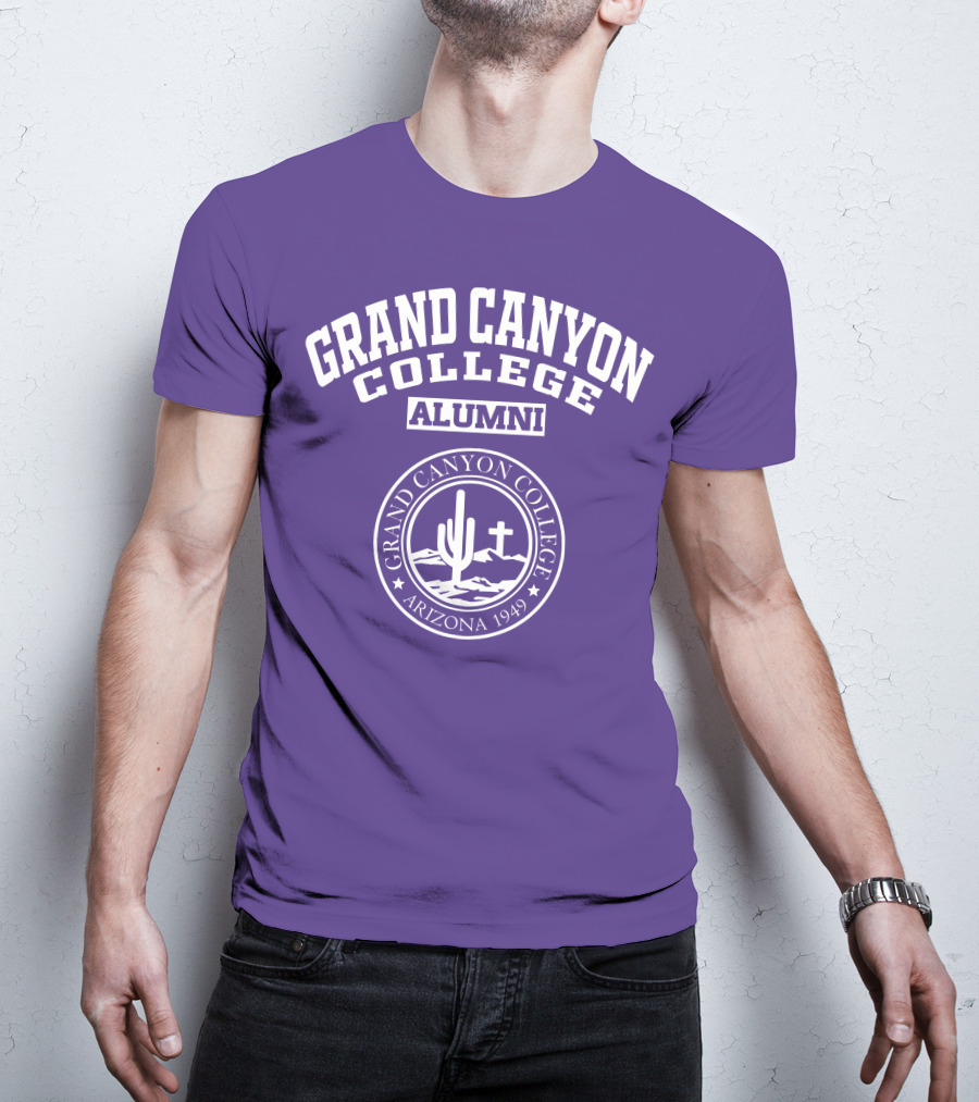 Grand Canyon College Alumni Arizona 1949 Cactus Cross Seal T-Shirt