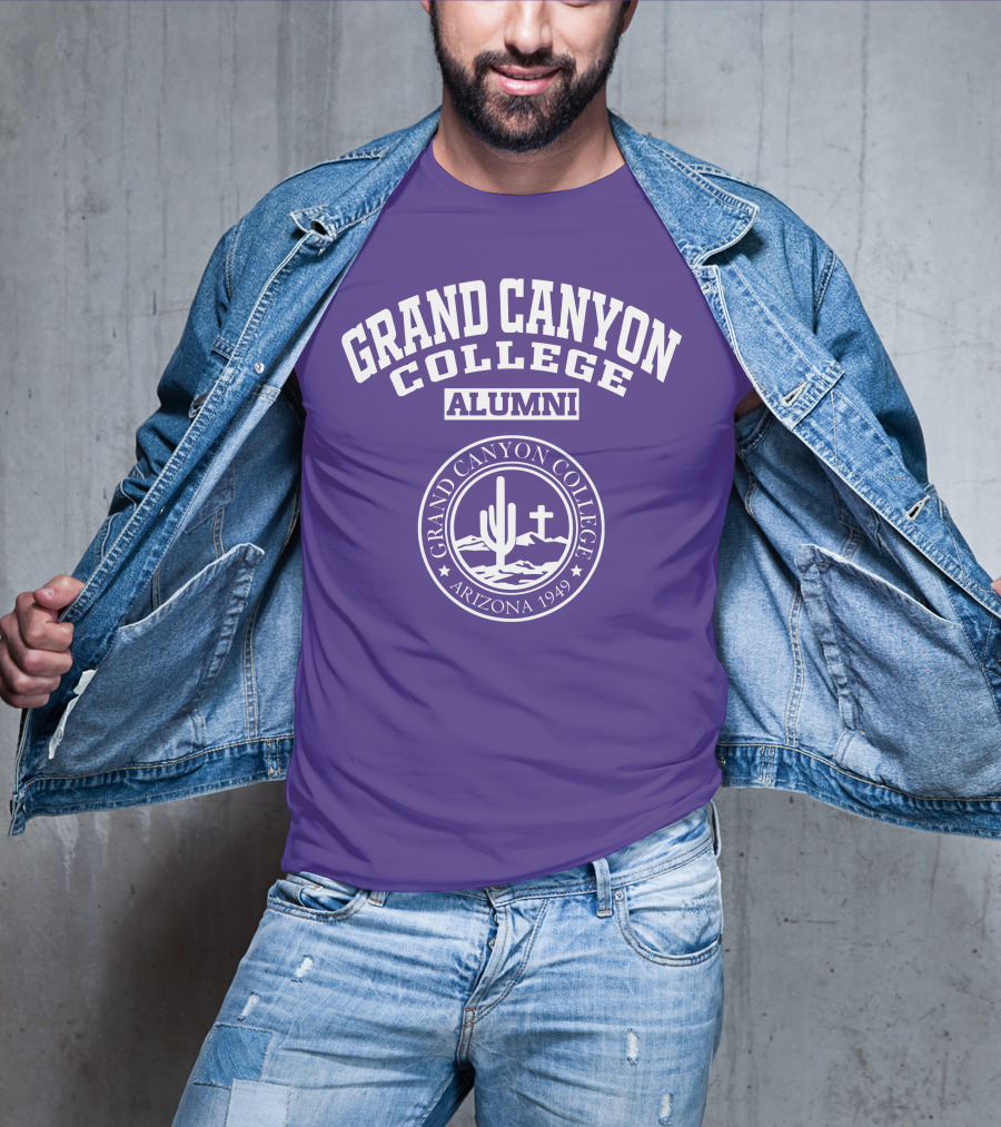 Grand Canyon College Alumni Arizona 1949 Cactus Cross Seal T-Shirt