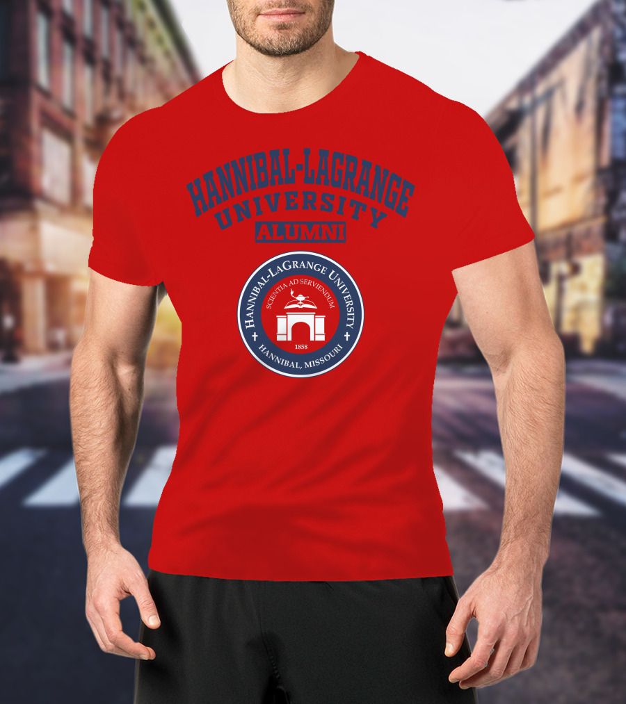 Hannibal-LaGrange University Alumni Scientia Ad Serviendum 1858 Hannibal Missouri T-Shirt