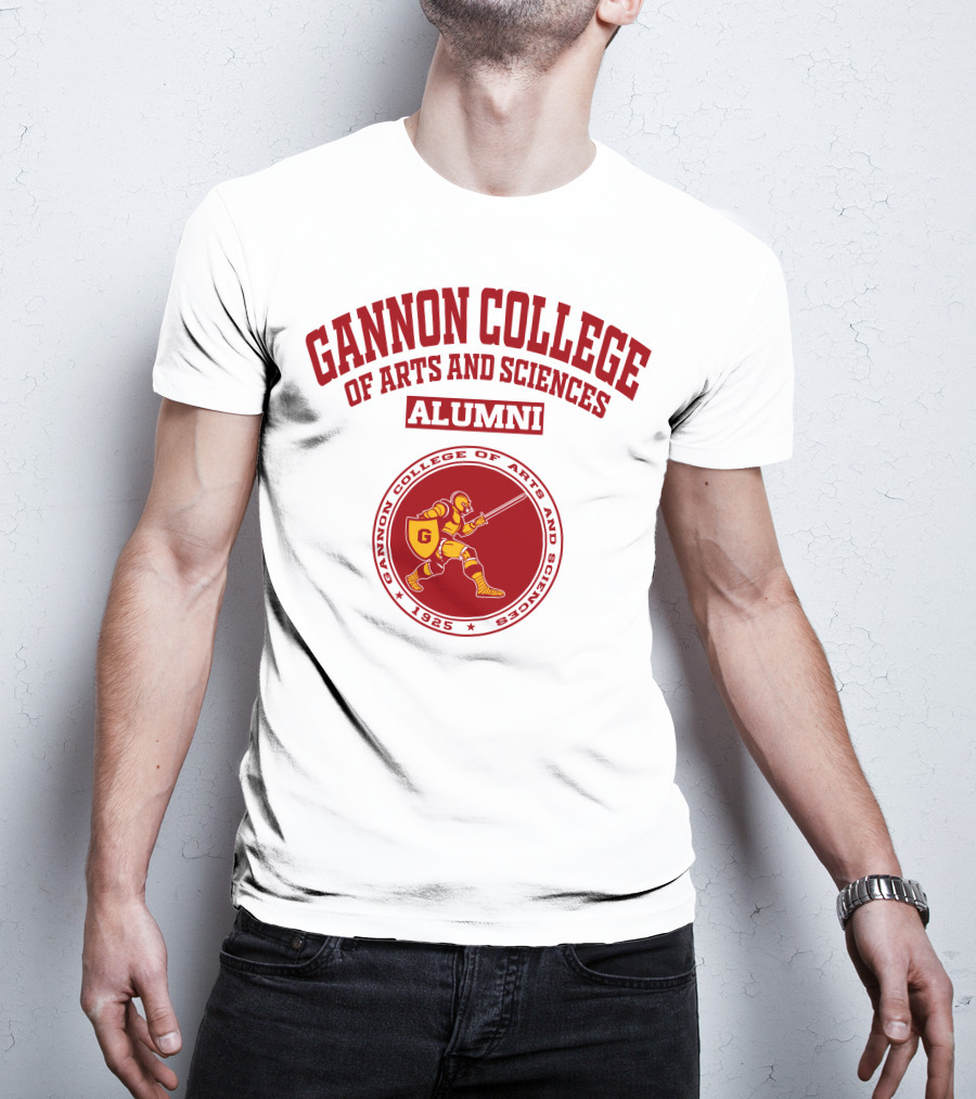 Gannon College Of Arts And Sciences Alumni 1925 Knight Emblem T-Shirt