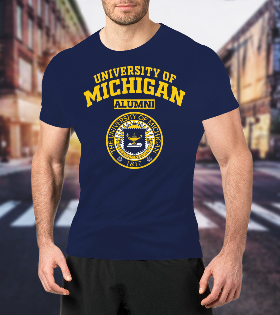 University Of Michigan Alumni 1817 Seal T-Shirt