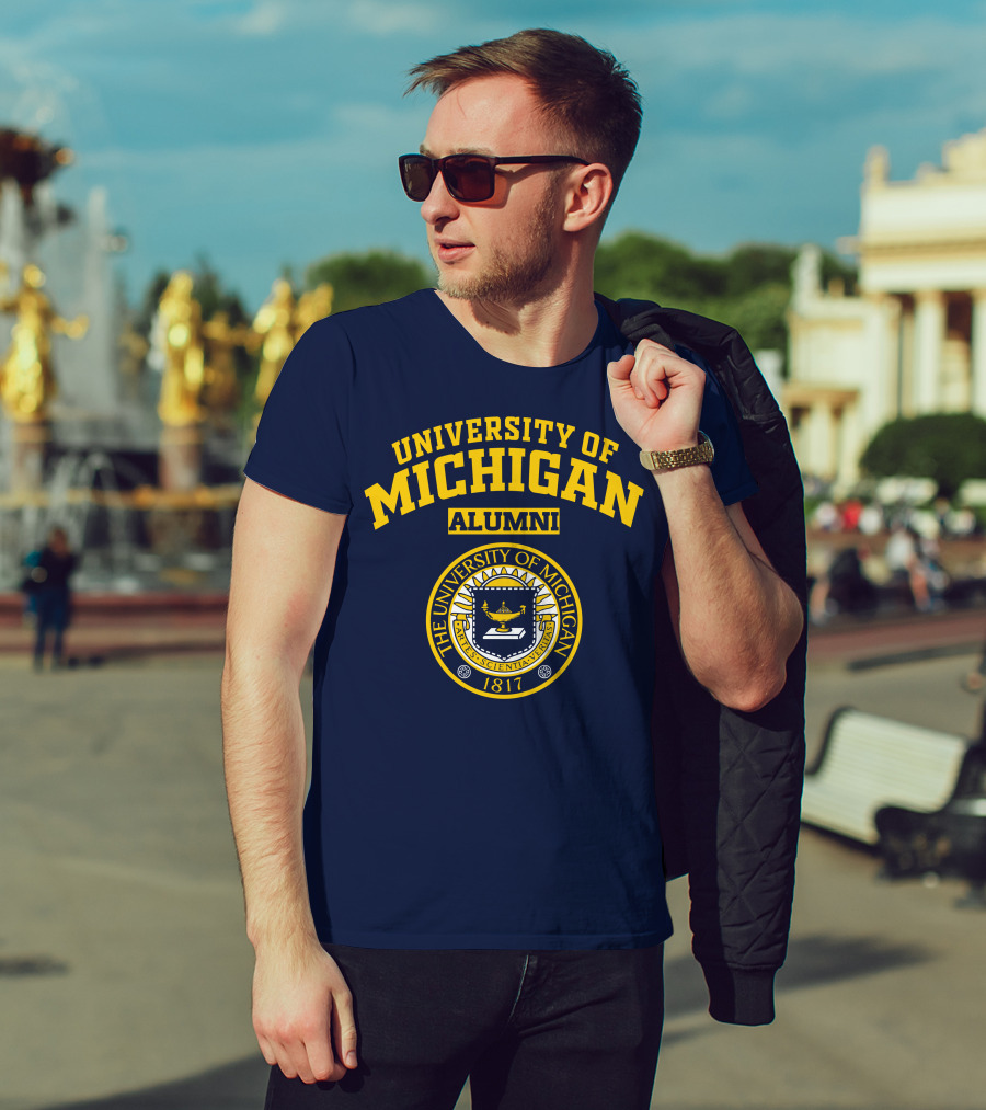 University Of Michigan Alumni 1817 Seal T-Shirt