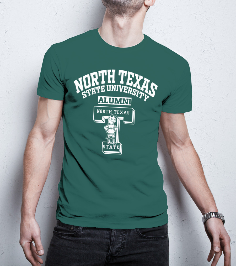 North Texas State University Alumni NTSU State T-Shirt