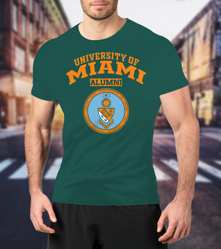 University Of Miami Alumni Great Seal Coral Gables Florida 1925 T-Shirt