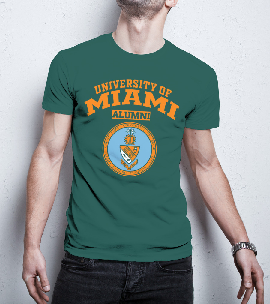 University Of Miami Alumni Great Seal Coral Gables Florida 1925 T-Shirt