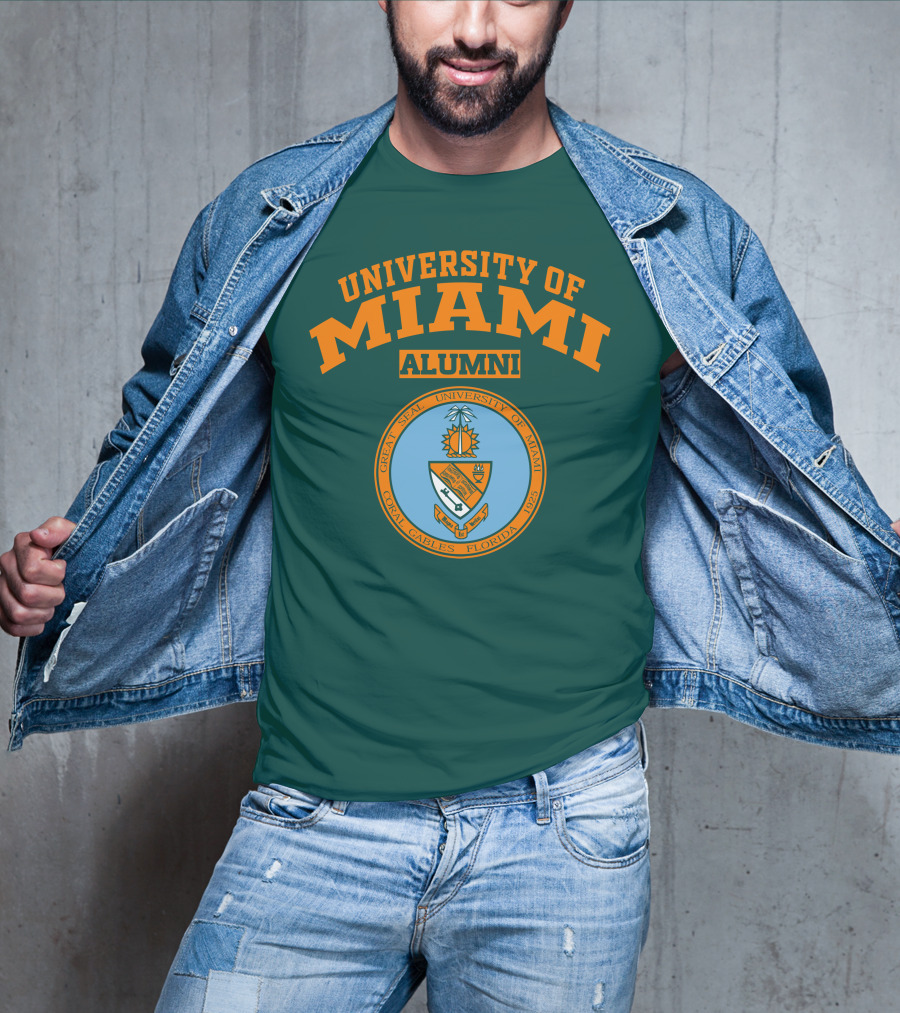 University Of Miami Alumni Great Seal Coral Gables Florida 1925 T-Shirt