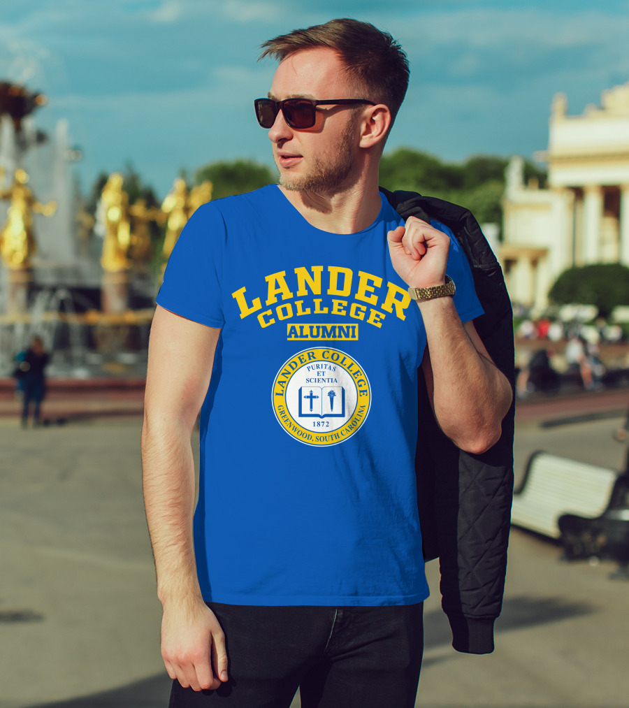 Lander College Alumni Puritas Et Scientia Greenwood South Carolina 1872 T-Shirt