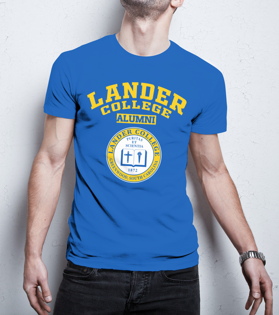 Lander College Alumni Puritas Et Scientia Greenwood South Carolina 1872 T-Shirt