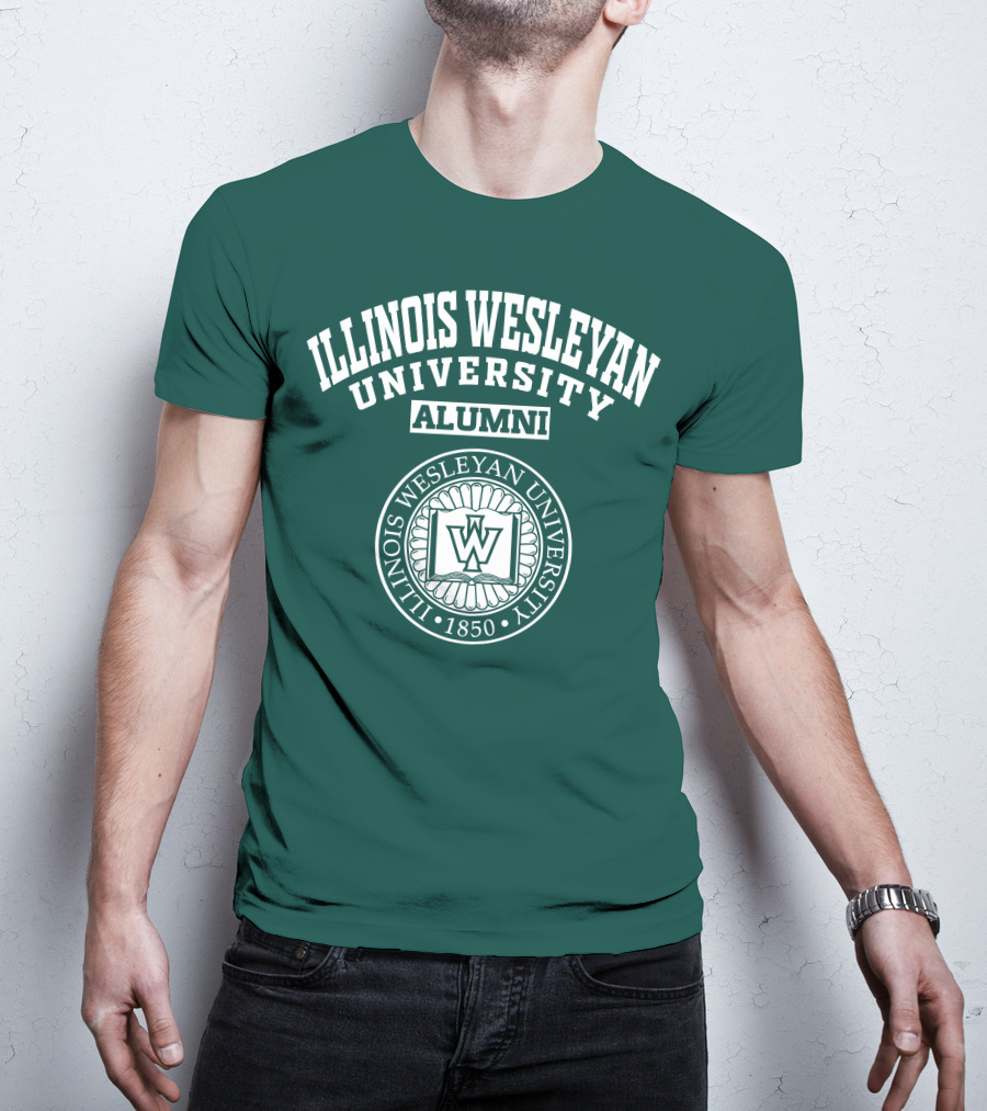 Illinois Wesleyan University Alumni 1850 Seal T-Shirt