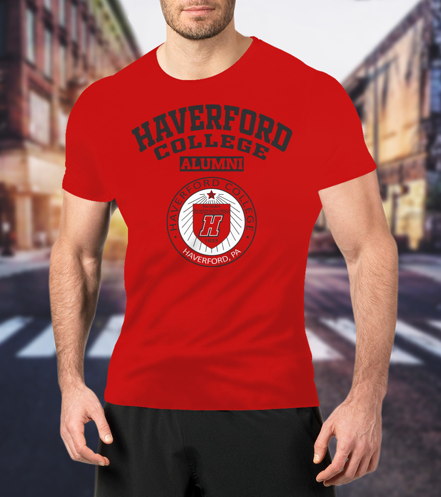 Haverford College Alumni Seal Haverford PA 1833 T-Shirt