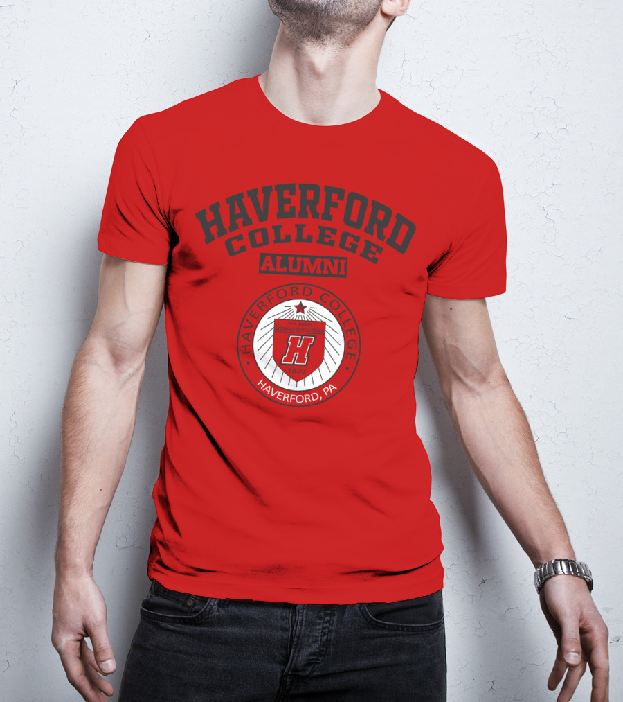 Haverford College Alumni Seal Haverford PA 1833 T-Shirt