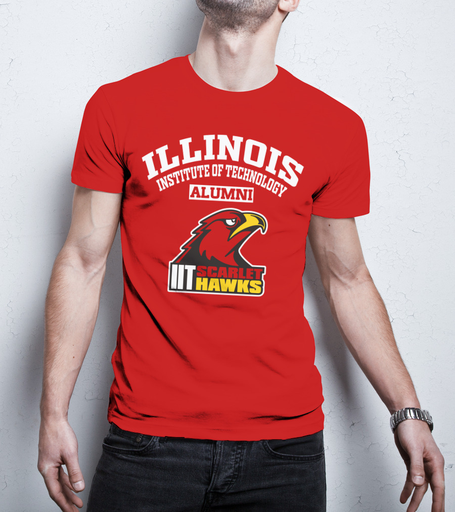 Illinois Institute Of Technology Alumni Iit Scarlet Hawks T-Shirt