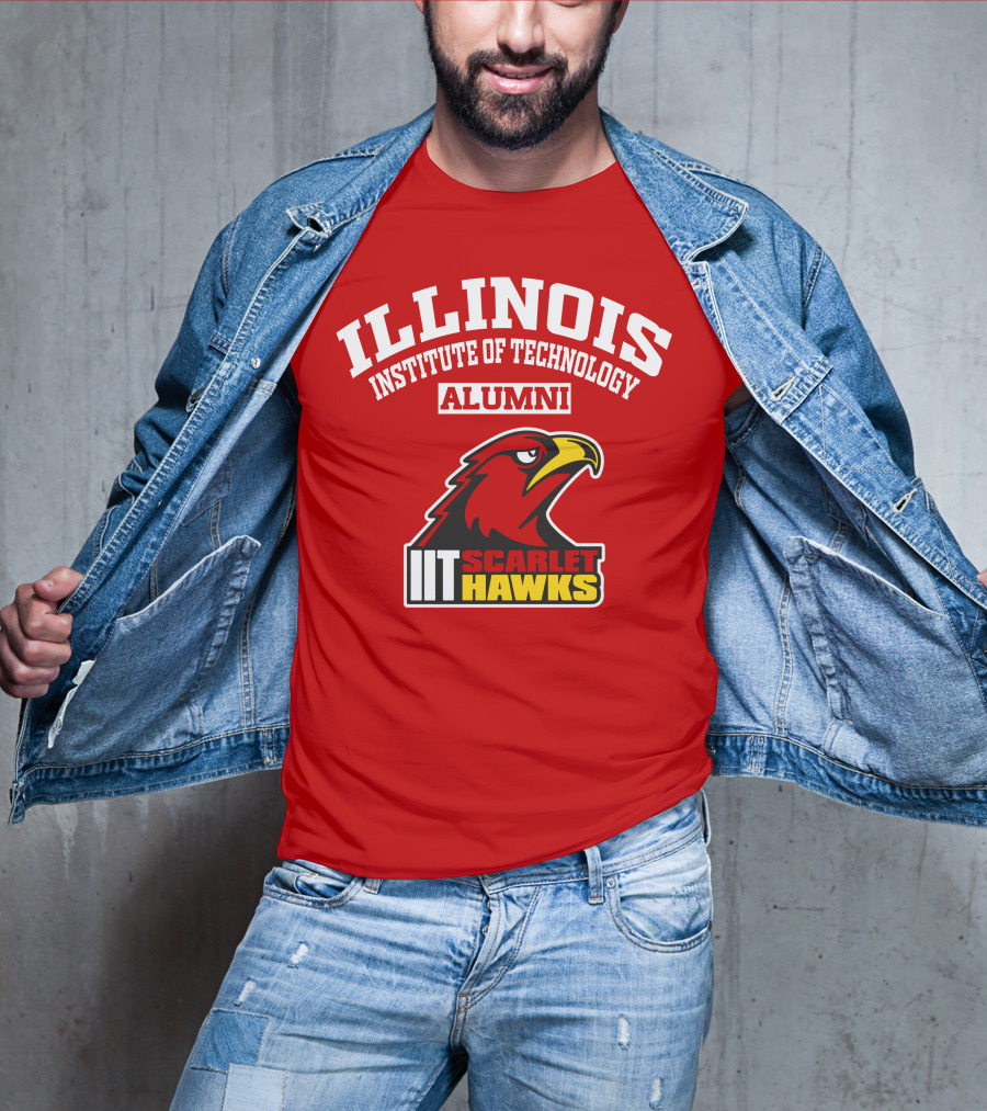 Illinois Institute Of Technology Alumni Iit Scarlet Hawks T-Shirt