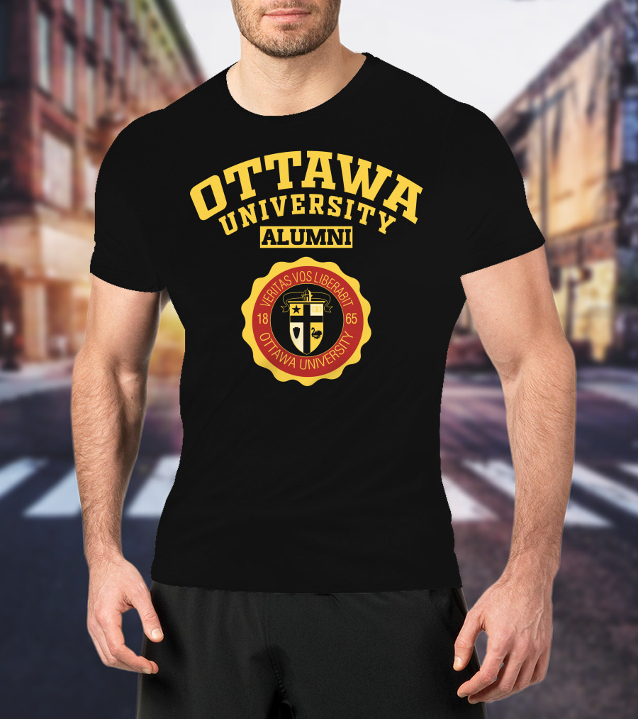 Ottawa University Alumni Veritas Vos Liberabit 1865 T-Shirt