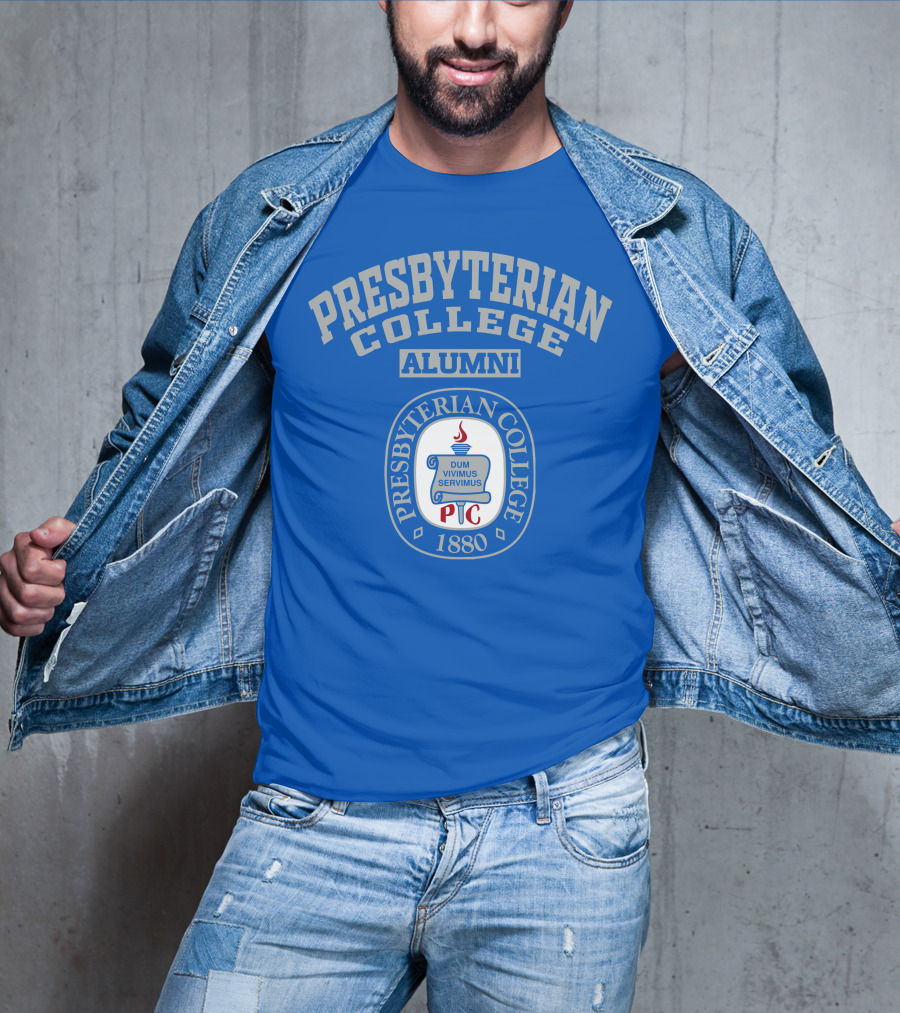 Presbyterian College Alumni Dum Vivimus Servimus P C 1880 T-Shirt