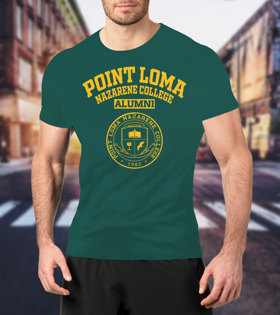 Point Loma Nazarene College Alumni 1902 Crest T-Shirt