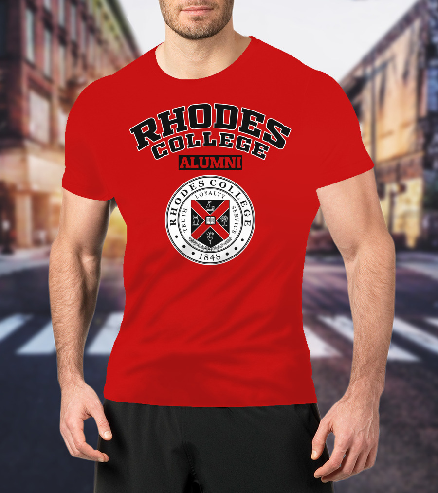 Rhodes College Alumni Truth Loyalty Service 1848 Seal T-Shirt