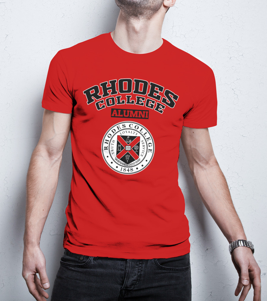 Rhodes College Alumni Truth Loyalty Service 1848 Seal T-Shirt