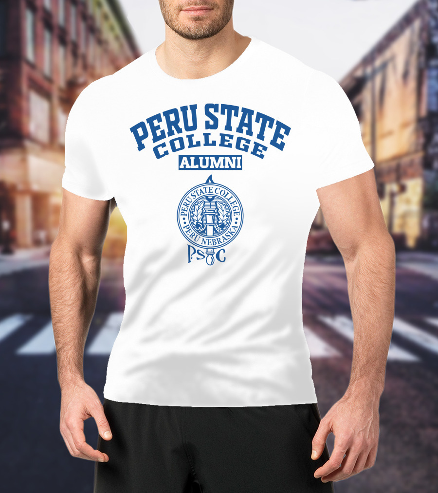Peru State College Alumni Seal Peru Nebraska PSC T-Shirt