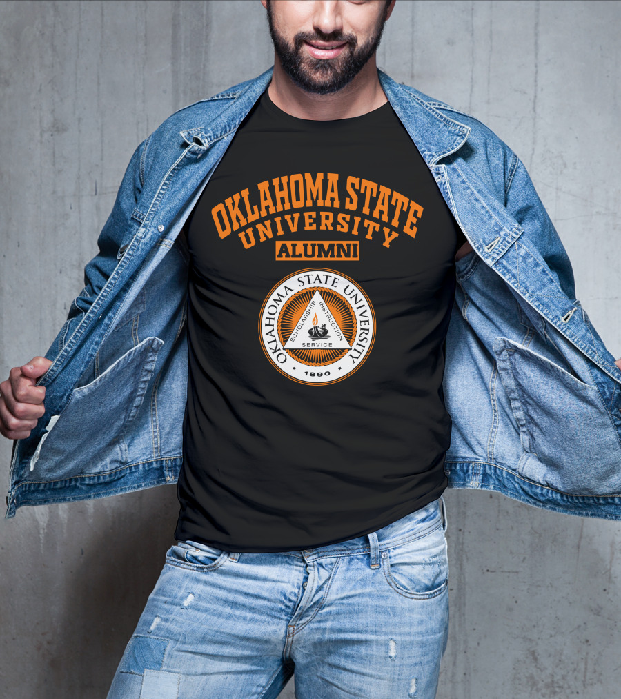 Oklahoma State University Alumni 1890 Scholarship Instruction Service T-Shirt