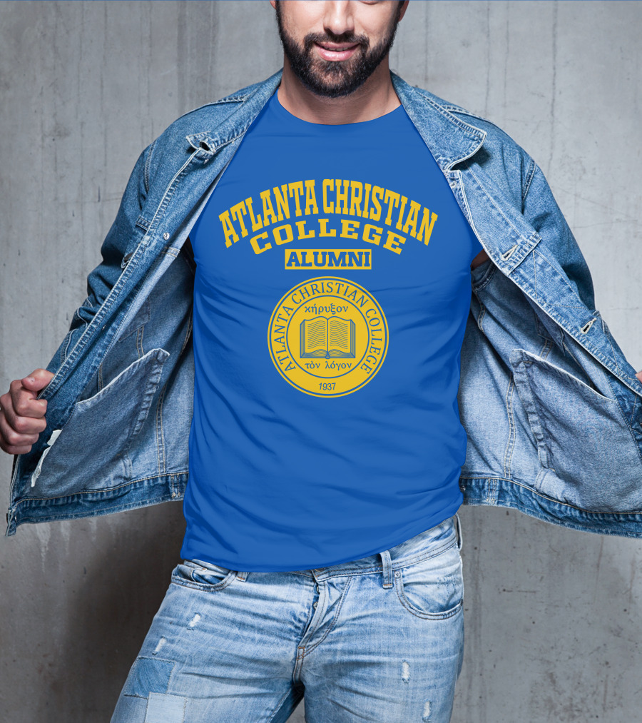 Atlanta Christian College Alumni Logo 1937 Emblem With Open Book T-Shirt