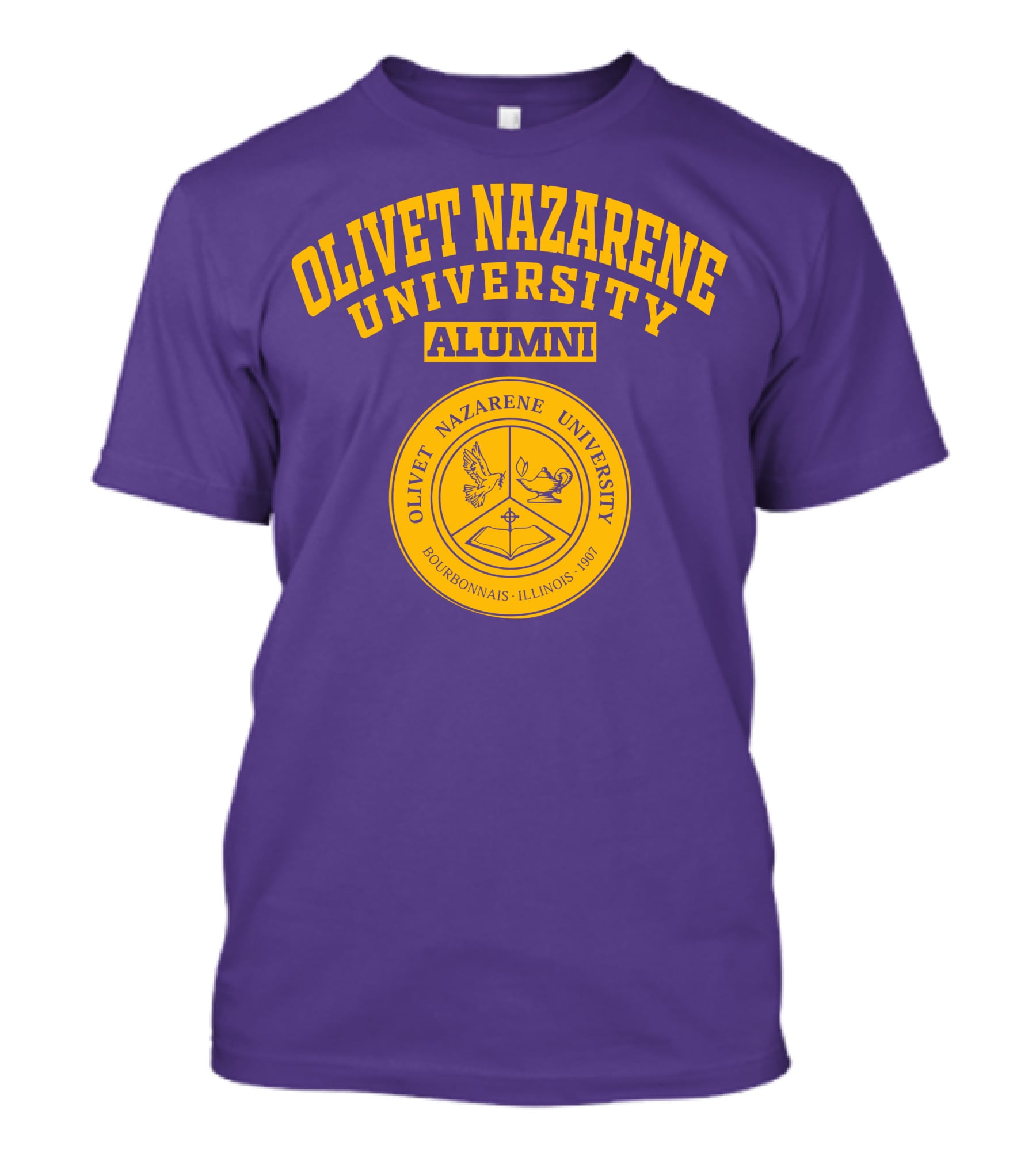 Olivet Nazarene University Alumni Seal Bourbonnais Illinois 1907 T-Shirt