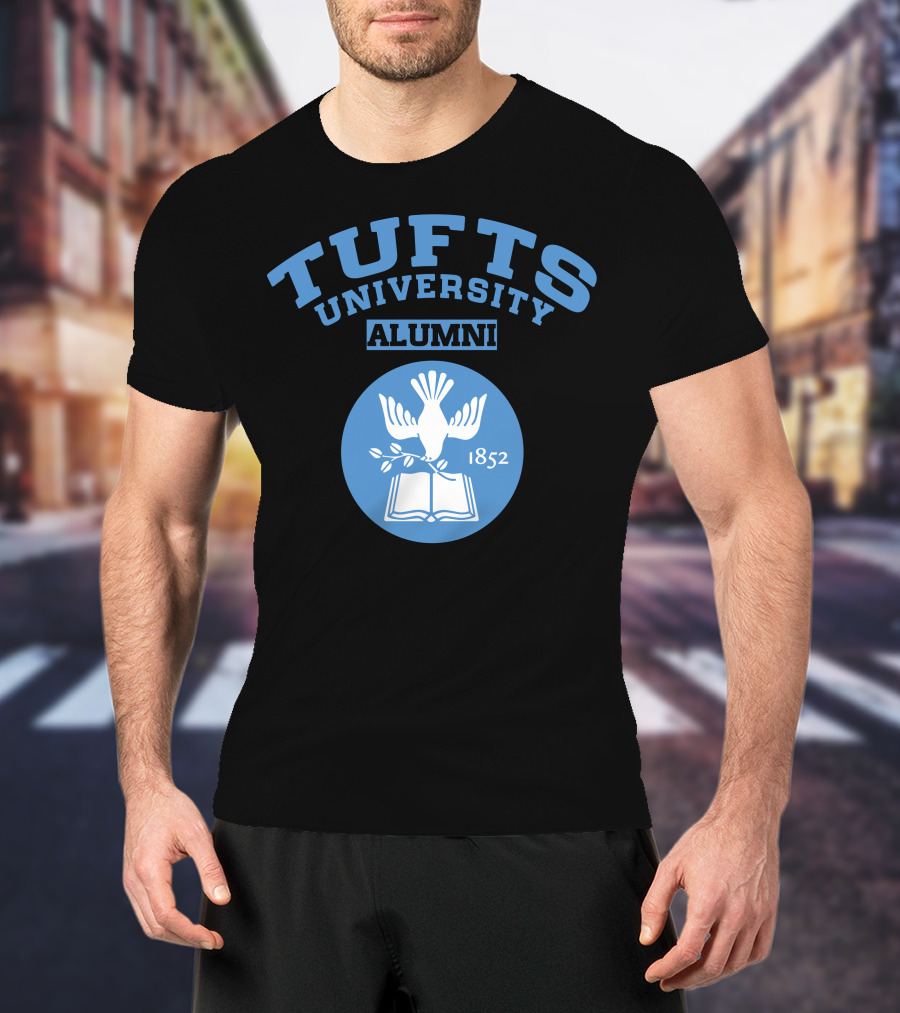 TUFTS UNIVERSITY ALUMNI 1852 Dove Seal T-Shirt