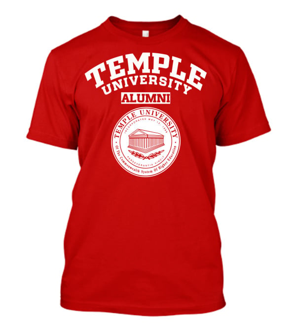 Temple University Alumni Institution Seal T-Shirt