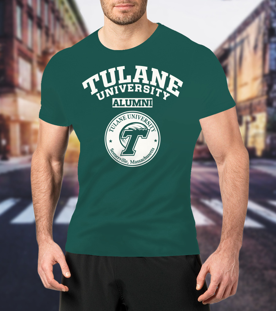 Tulane University Alumni Somerville Massachusetts T-Shirt
