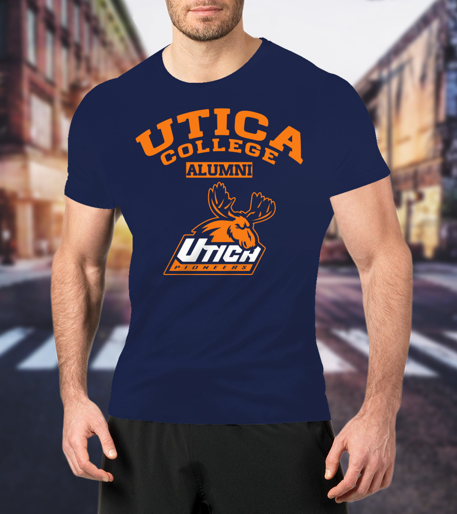 Utica College Alumni Utica Pioneers Moose T-Shirt