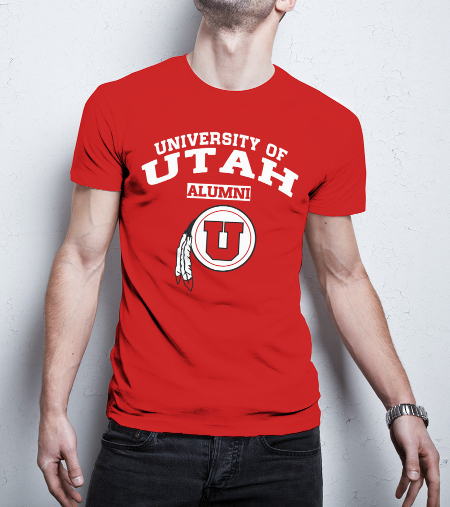 University Of Utah Alumni U Logo With Feathers T-Shirt