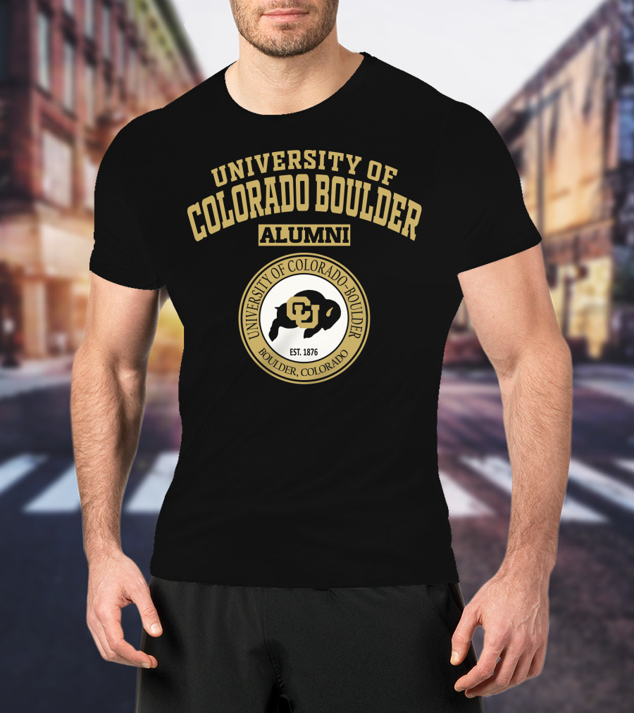 University Of Colorado Boulder Alumni University Of Colorado-Boulder Boulder, Colorado Est. 1876 T-Shirt