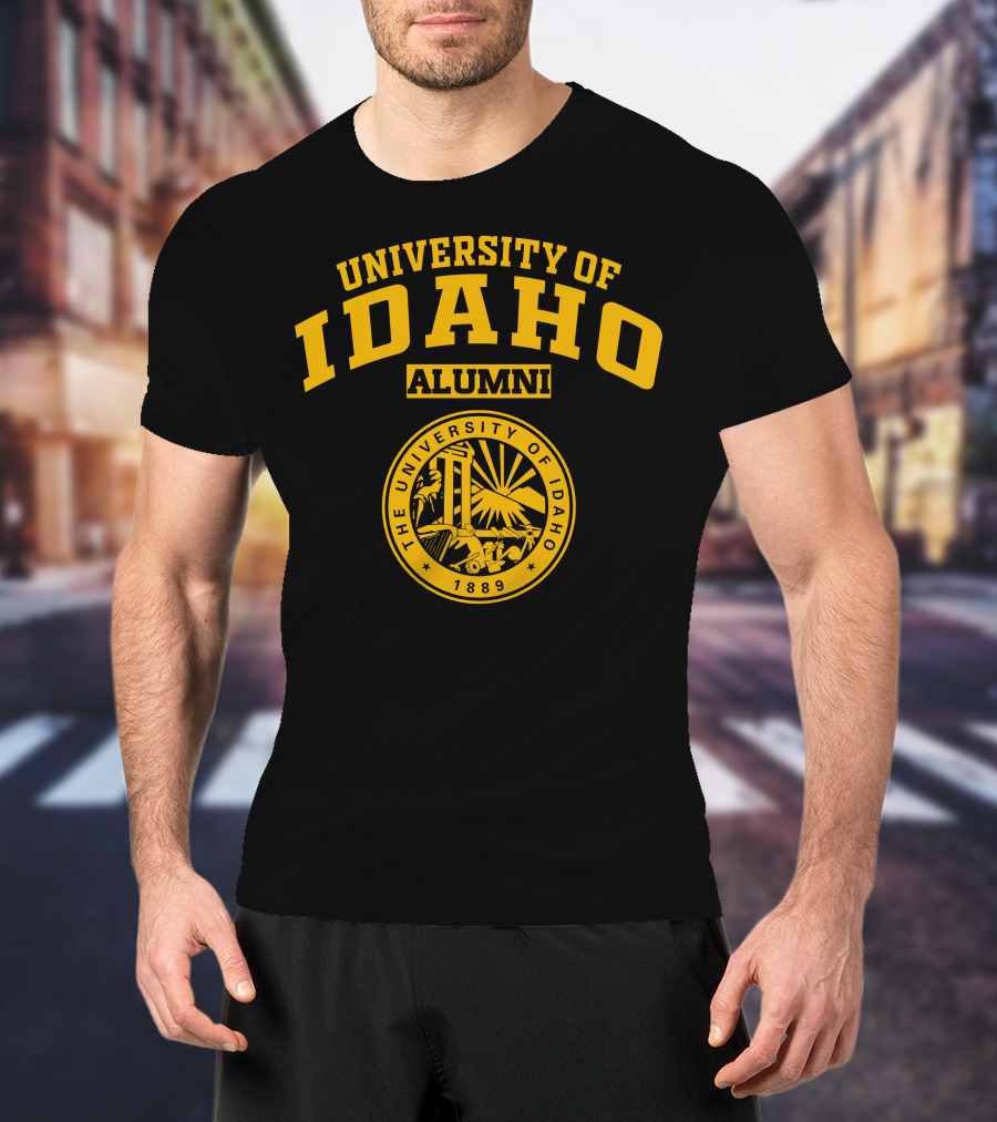 University Of Idaho Alumni 1889 Logo Seal T-Shirt