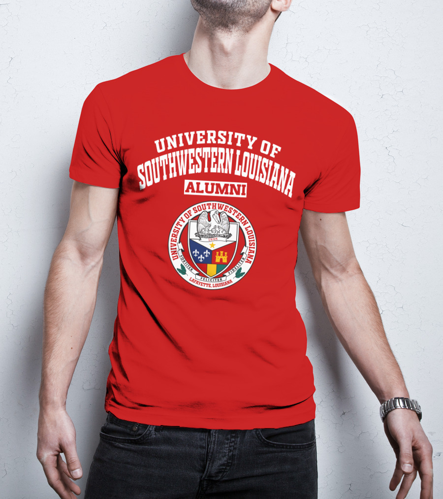 University Of Southwestern Louisiana Alumni Lafayette Louisiana Seal T-Shirt