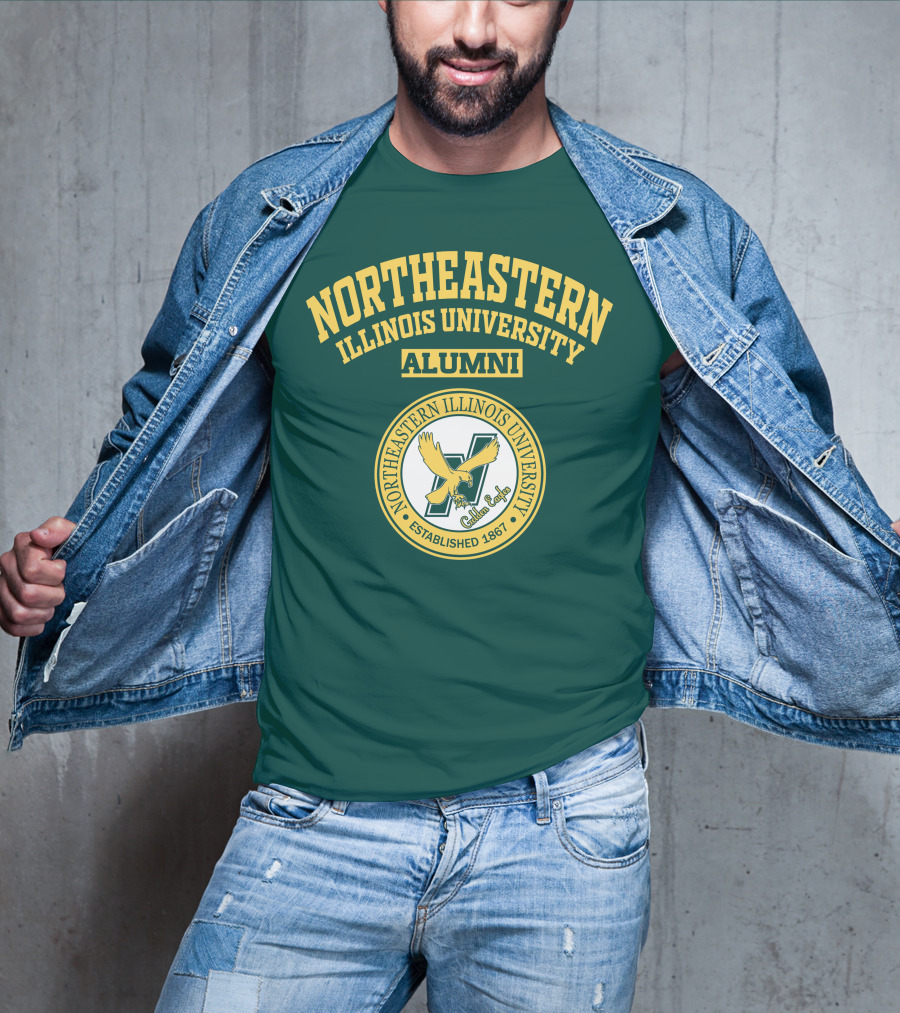 Northeastern Illinois University Alumni Golden Eagles Established 1867 T-Shirt