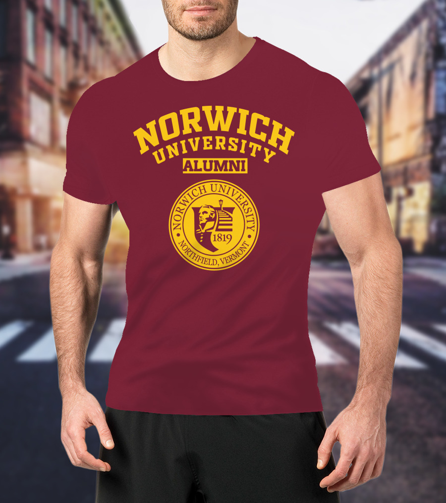 Norwich University Alumni Northfield Vermont 1819 Crest T-Shirt