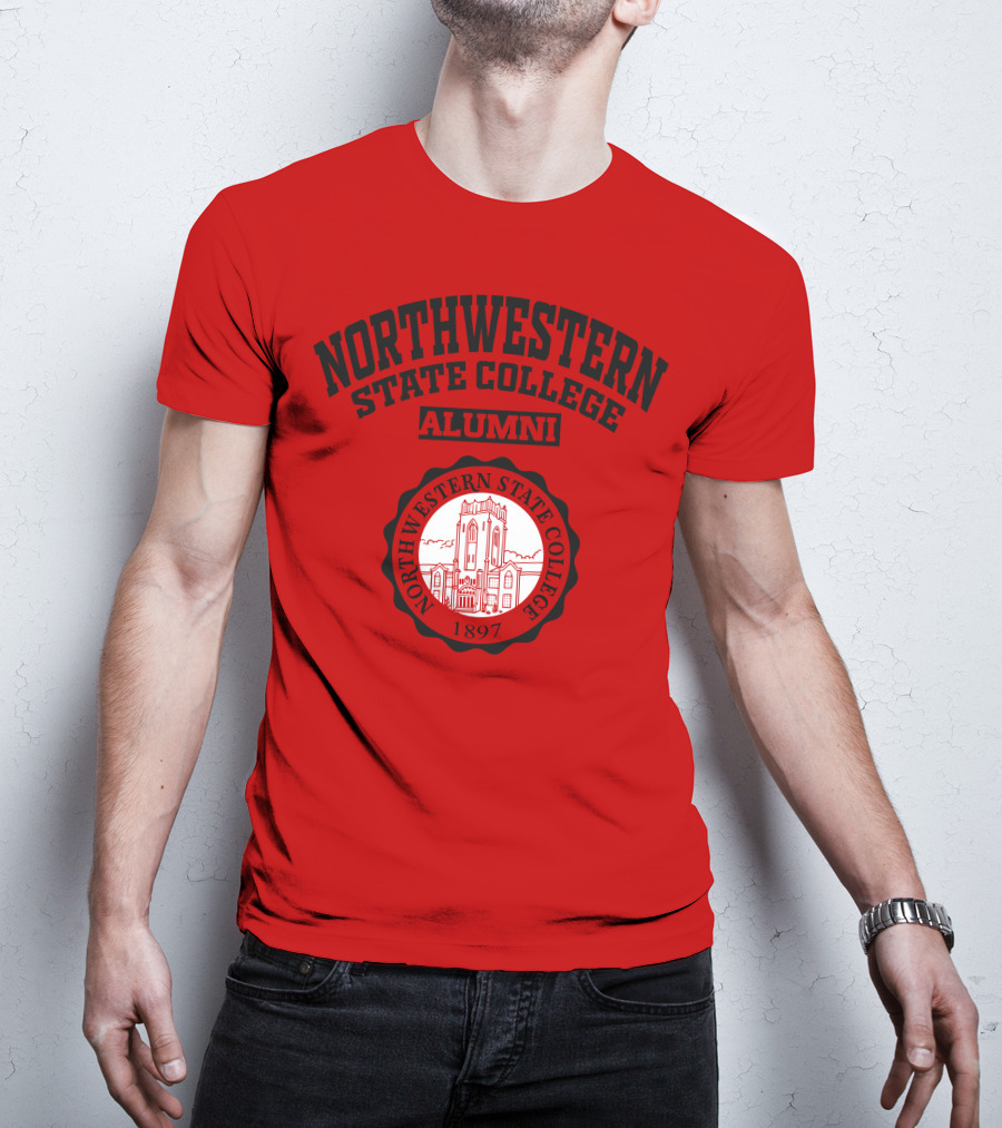 Northwestern State College Alumni 1897 Emblem T-Shirt