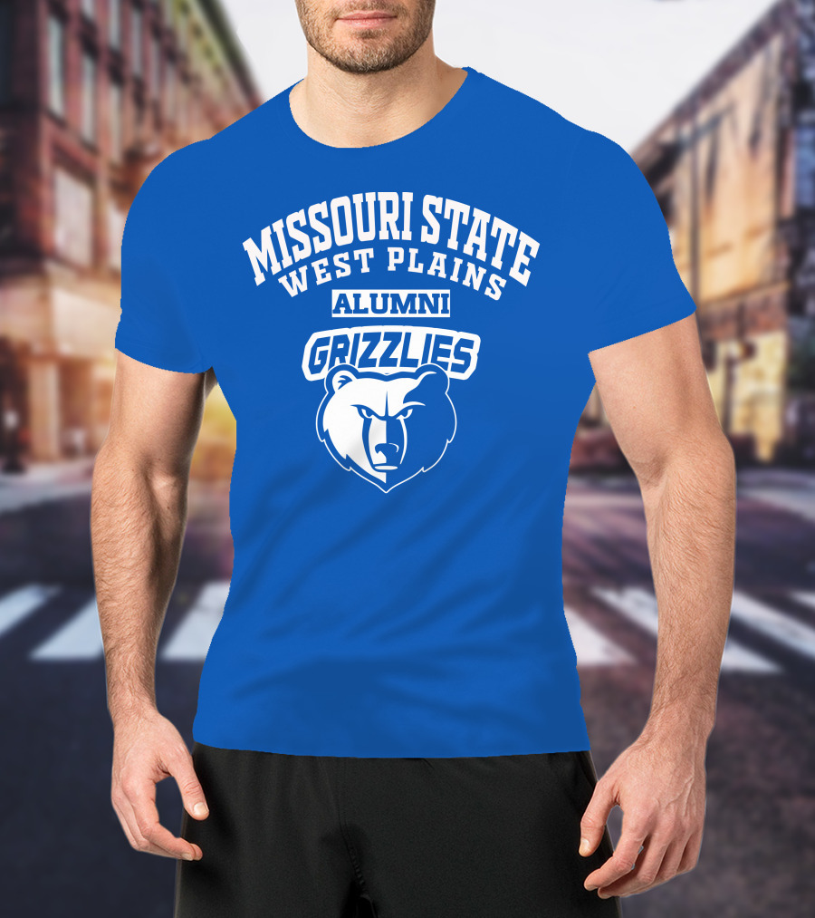 Missouri State West Plains Alumni Grizzlies Bear T-Shirt