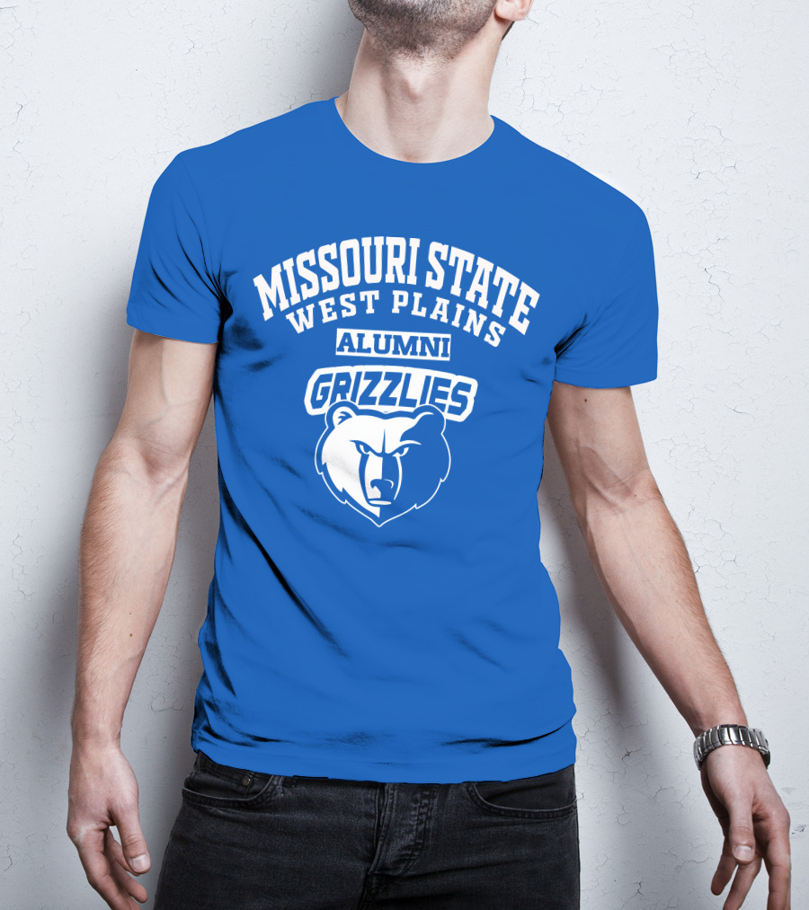 Missouri State West Plains Alumni Grizzlies Bear T-Shirt